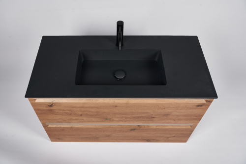 Раковина-столешница Acquabella INTEGRA SF SLATE 100 NEGRO фото 5